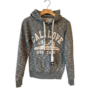 Reflex Womens Hoodie Jacket Calilove Heritage Bear Print S